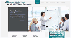 Desktop Screenshot of franchisebuildingexpert.com